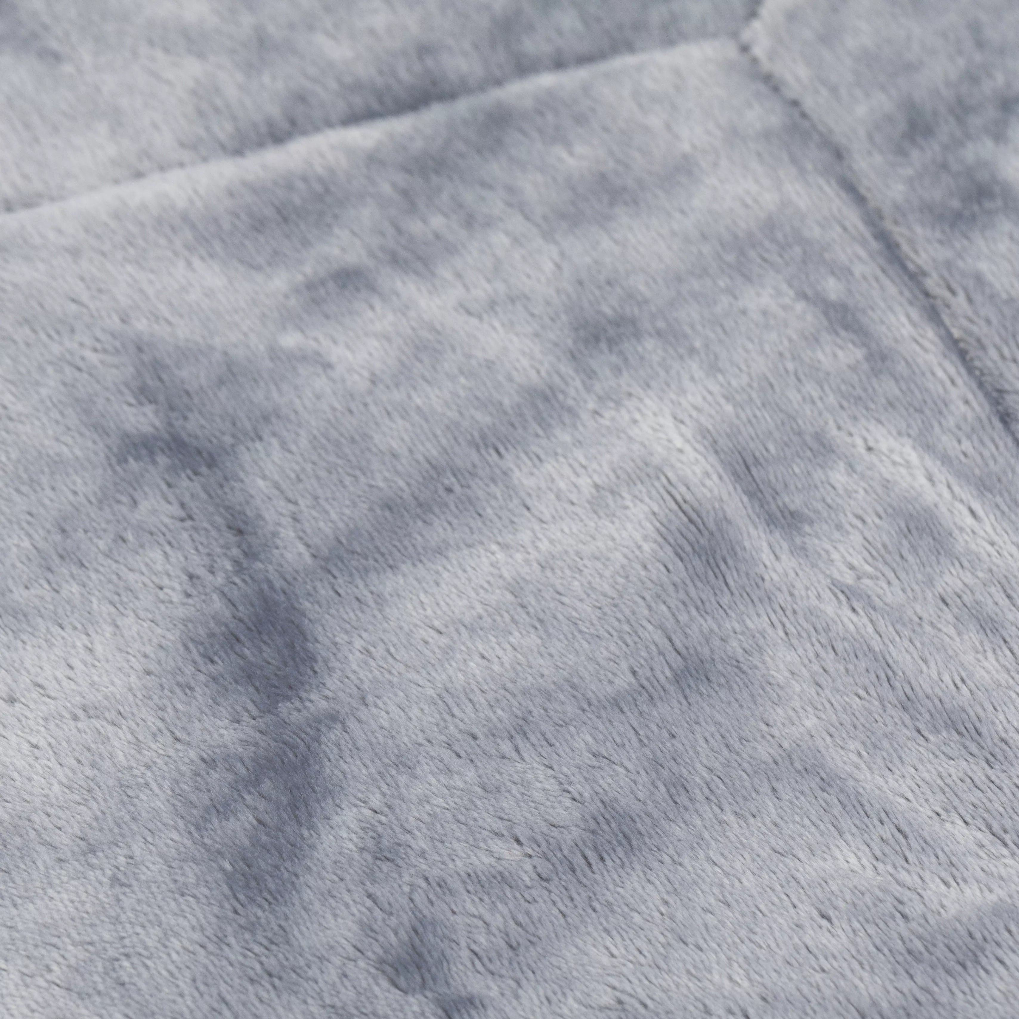 COPERTA SHERPA IN VELLUTO SOLIDO