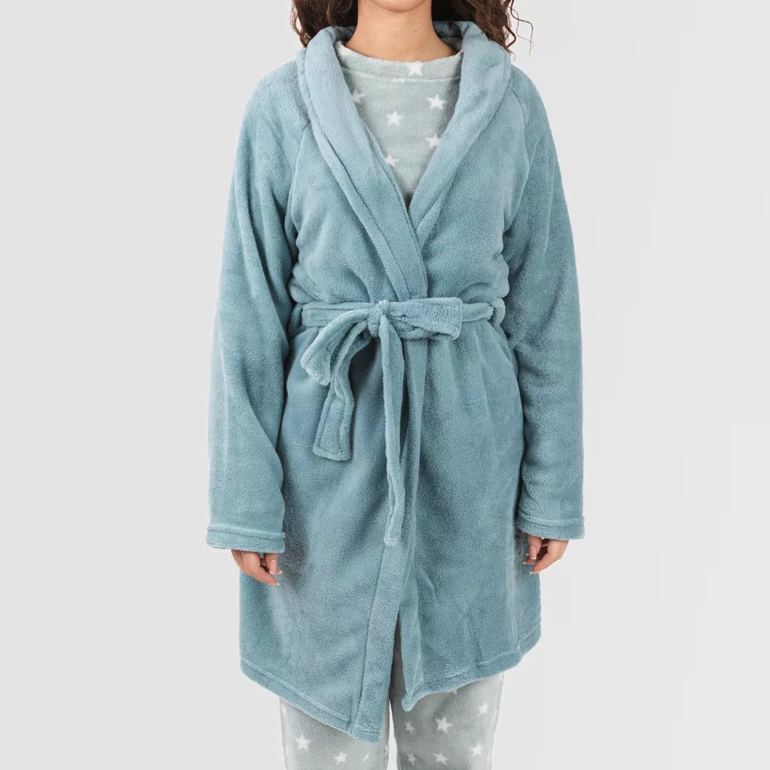 VESTAGLIA CORALLO DA DONNA IN TESSUTO SOLIDO