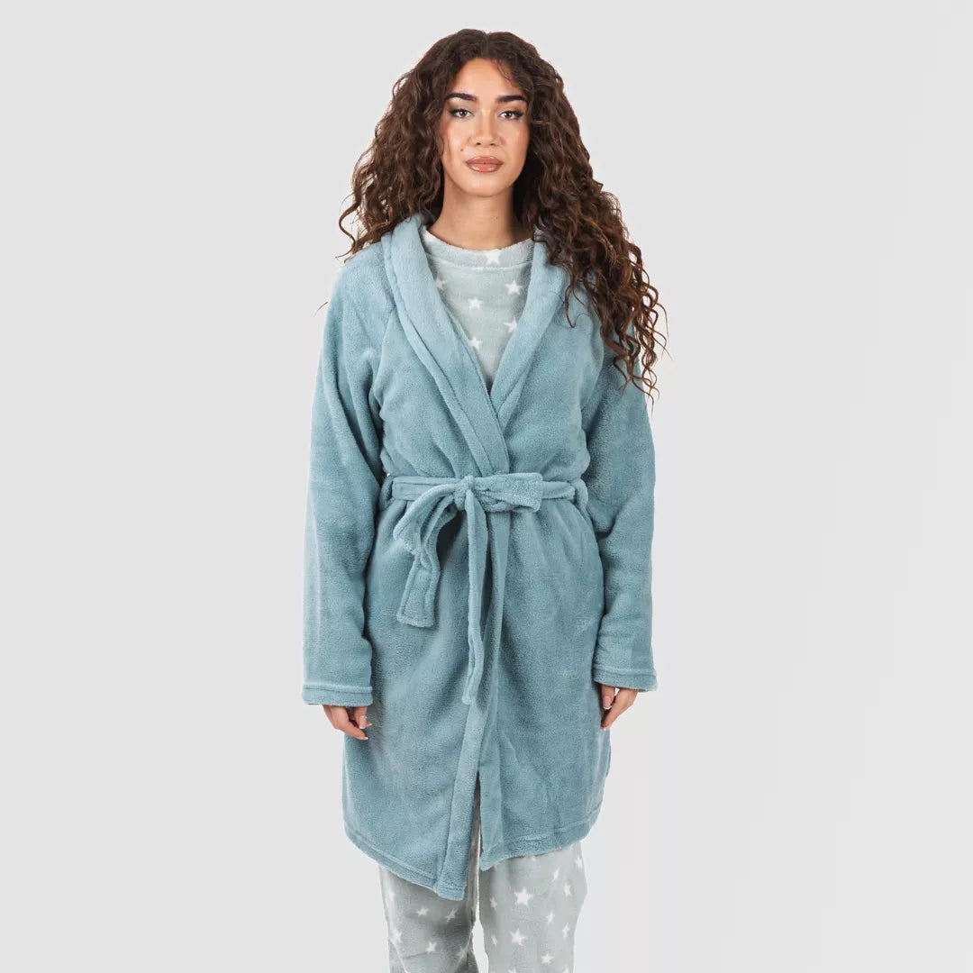 VESTAGLIA CORALLO DA DONNA IN TESSUTO SOLIDO