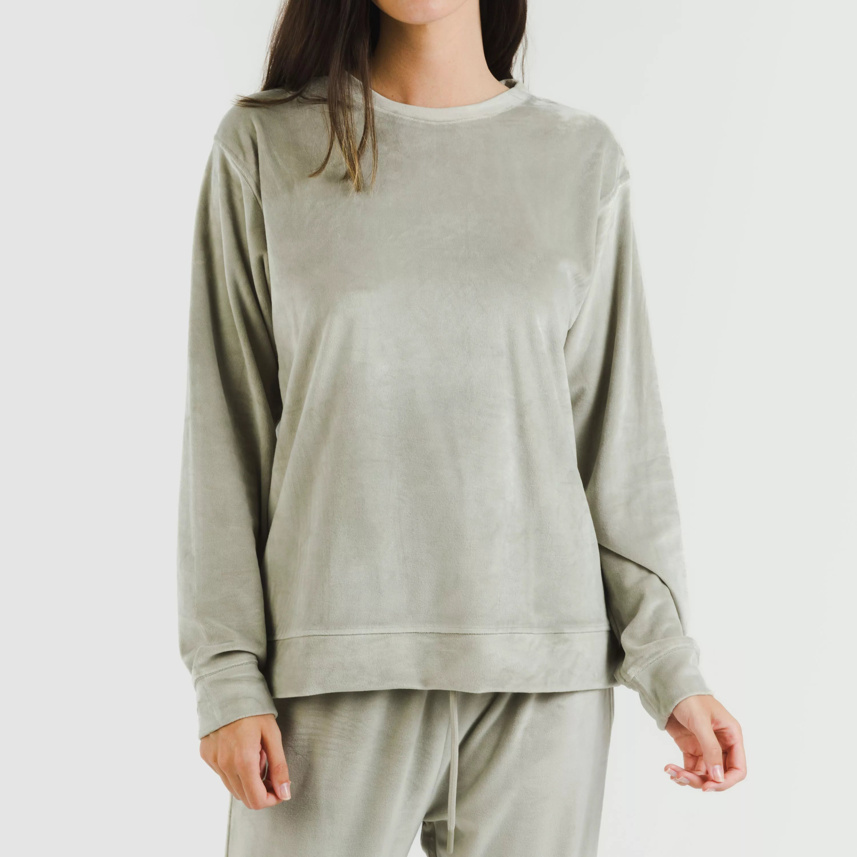 PIGIAMA LUNGO IN VELLUTO SEMPLICE