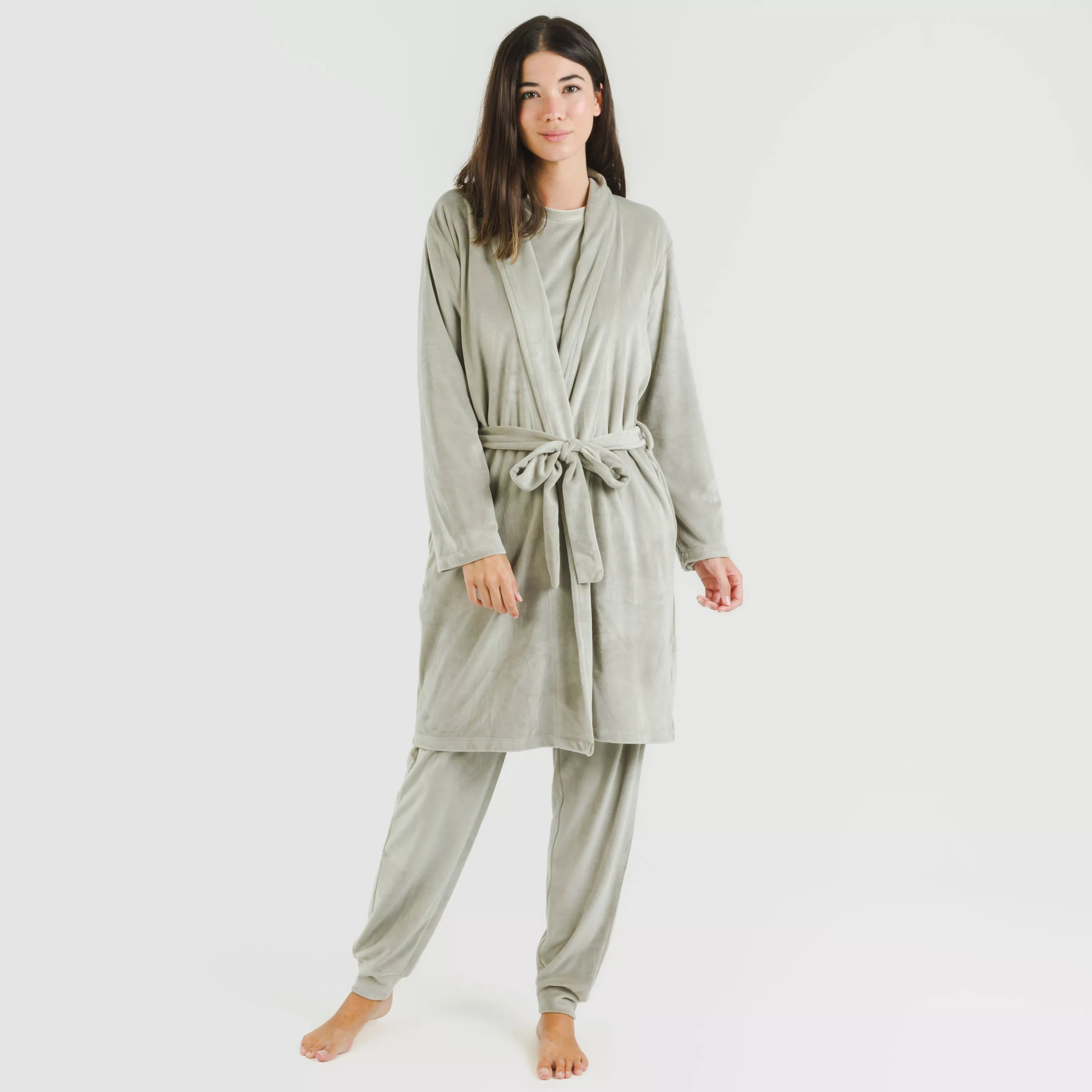 VESTAGLIA IN VELLUTO SEMPLICE