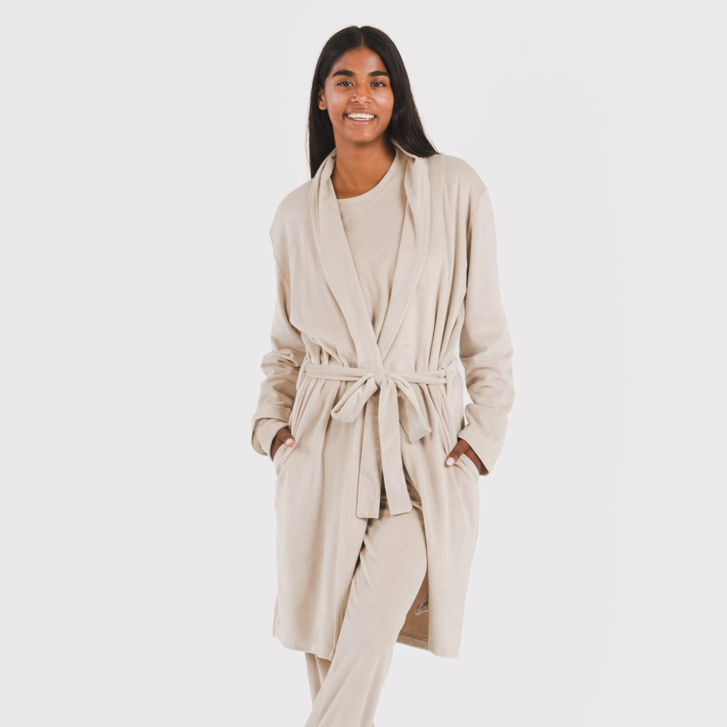 VESTAGLIA IN VELLUTO SEMPLICE