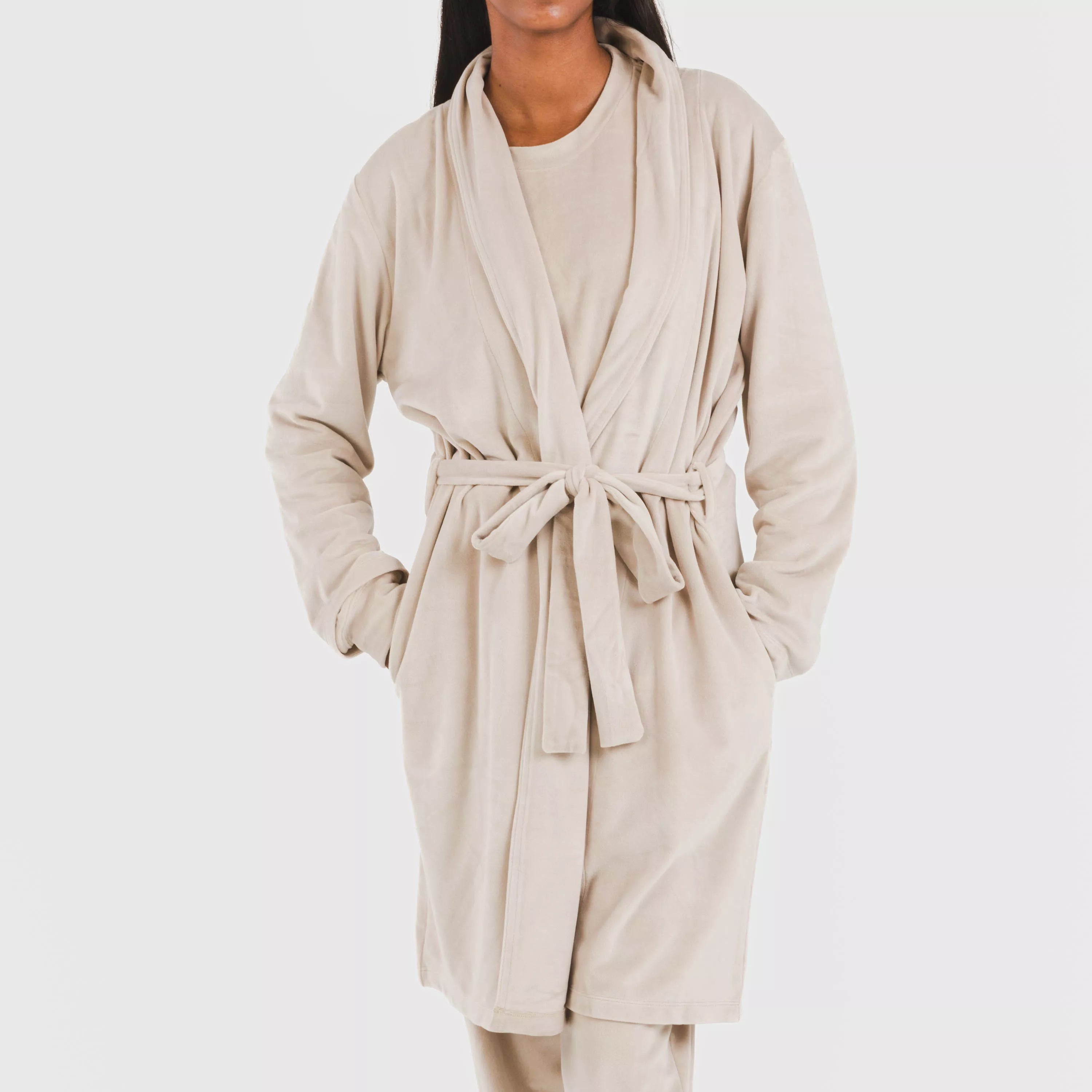 VESTAGLIA IN VELLUTO SEMPLICE