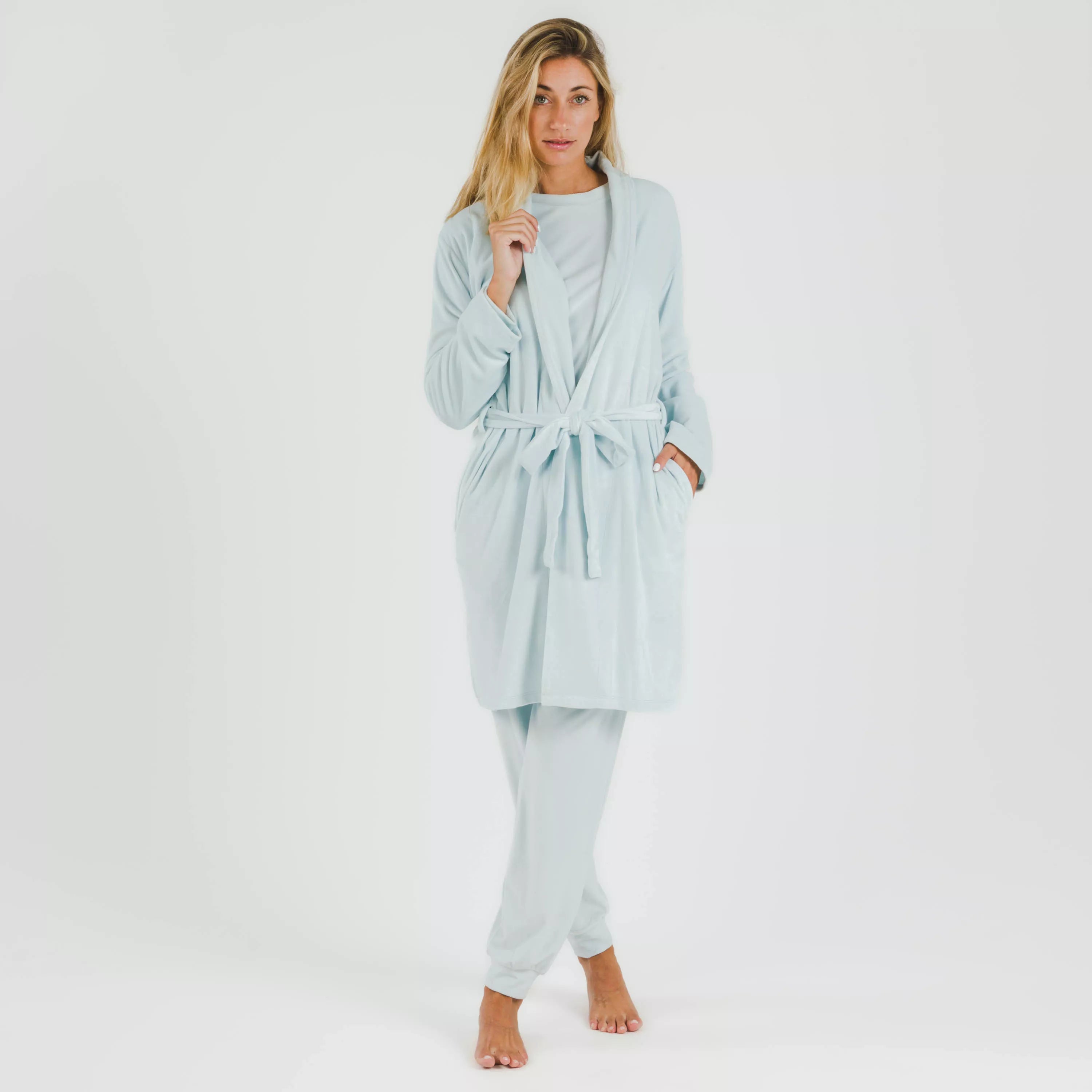 VESTAGLIA IN VELLUTO SEMPLICE