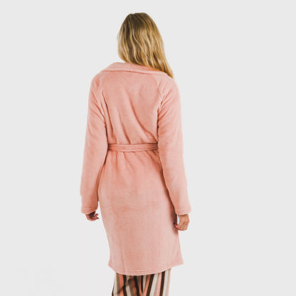 VESTAGLIA CORALLO DA DONNA IN TESSUTO SOLIDO