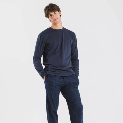 PIGIAMA IN FLANELLA A RIGHE DA UOMO DEREK