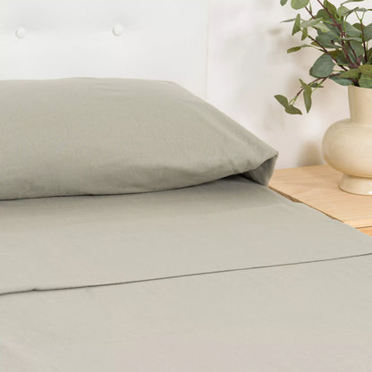 SET LENZUOLA IN FLANELLA SOLIDA