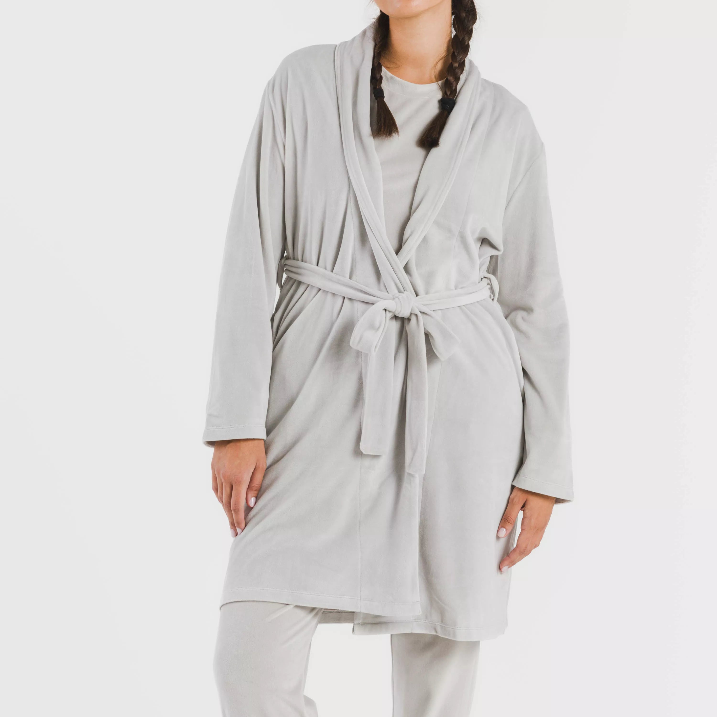 VESTAGLIA IN VELLUTO SEMPLICE