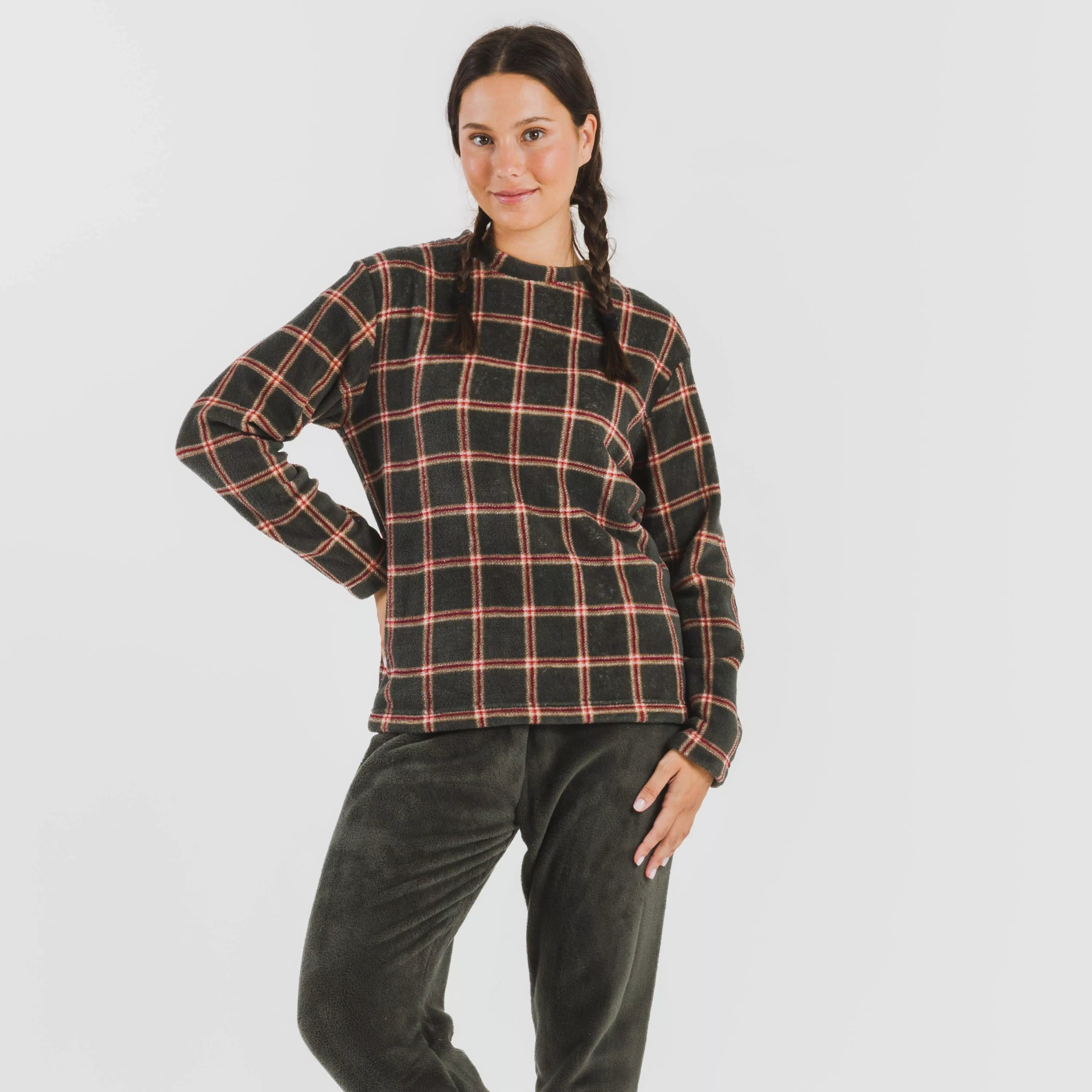 PIGIAMA CORALLO A QUADRI NELBY DA DONNA