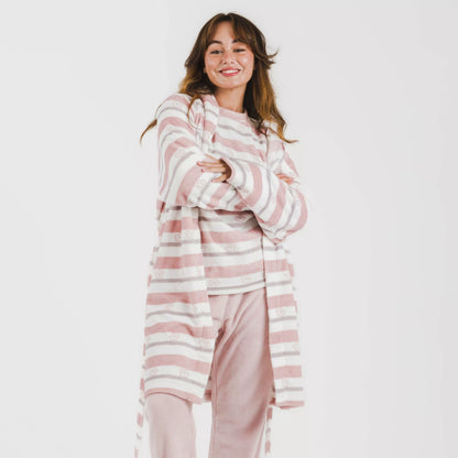 ABITO CORALLO A RIGHE WILMA