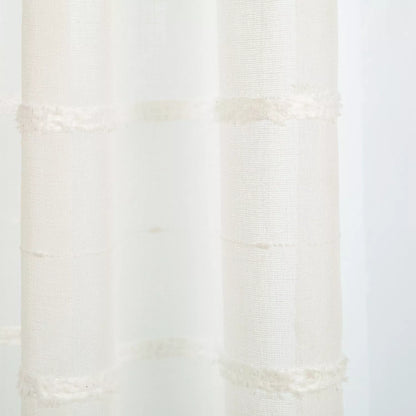 TENDA CON OCCHIELLI A STRISCE ORIZZONTALI CARMONA