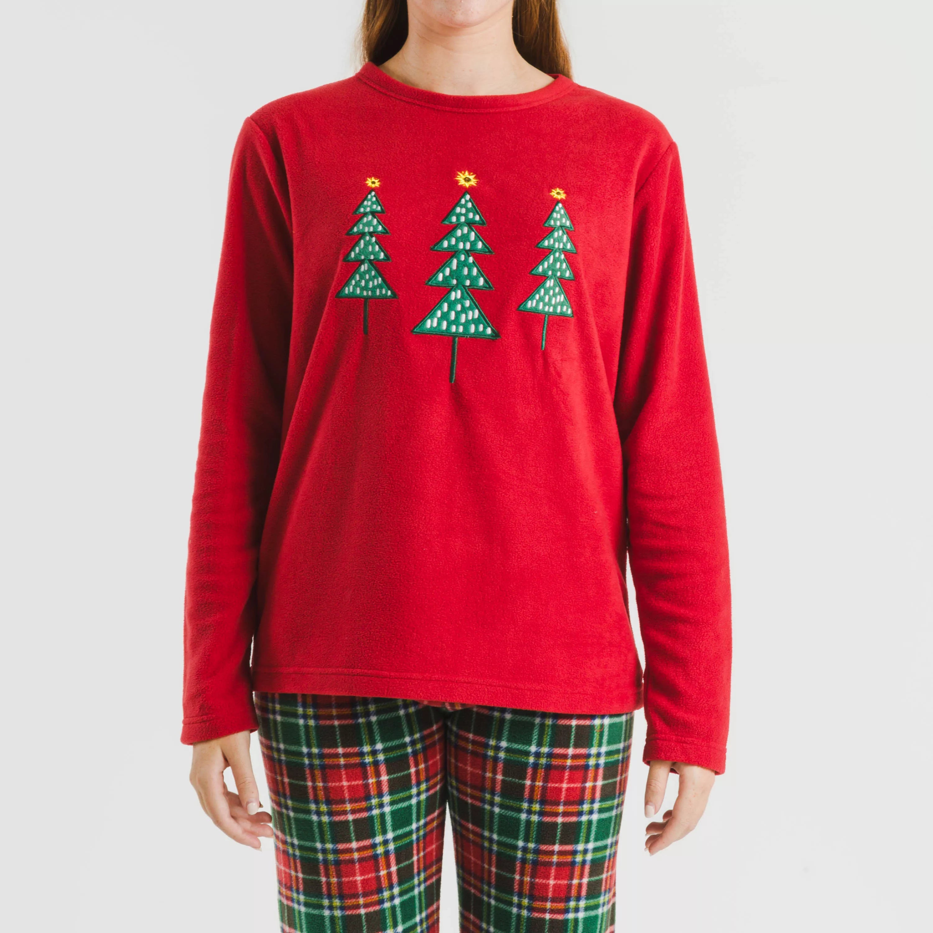 Pigiama in pile polare con cerchi