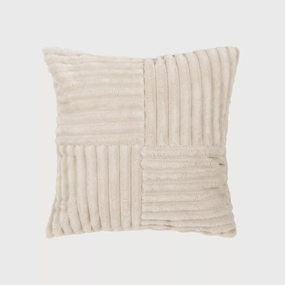 CUSCINO IN VELLUTO A COSTE CON CAPELLI INCROCIATI