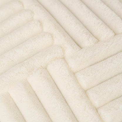 CUSCINO IN VELLUTO A COSTE CON CAPELLI INCROCIATI