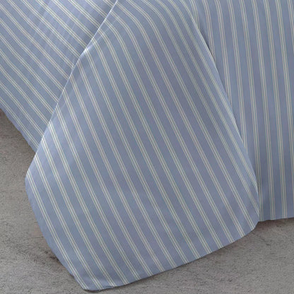 COPRIPIUMINO IN PERCALE DI ALG A RIGHE MARSIGLIA