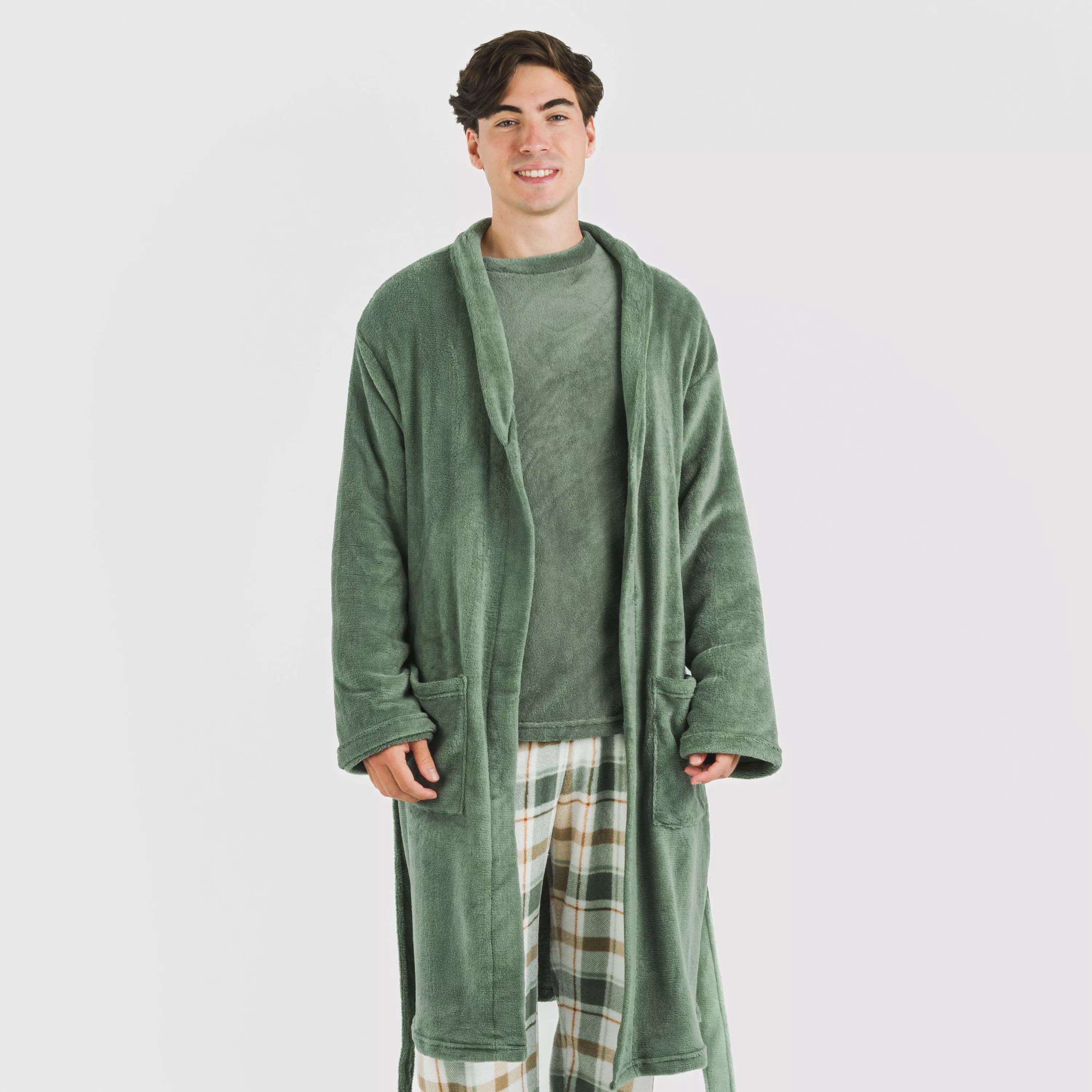 VESTAGLIA CORALLO DA UOMO SOLIDO