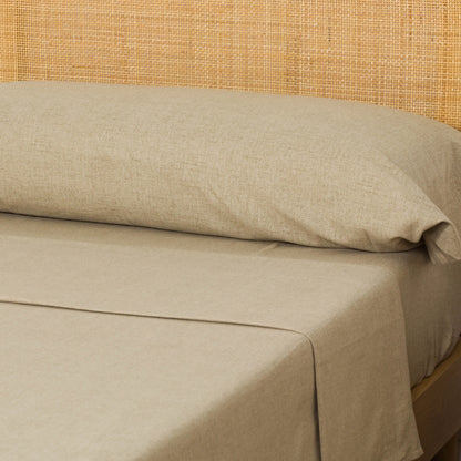 SET LENZUOLA IN FLANELLA SOLIDA