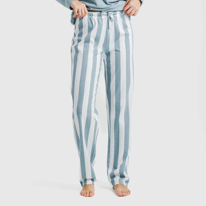 Pigiama lungo da donna con striscia di Elvis