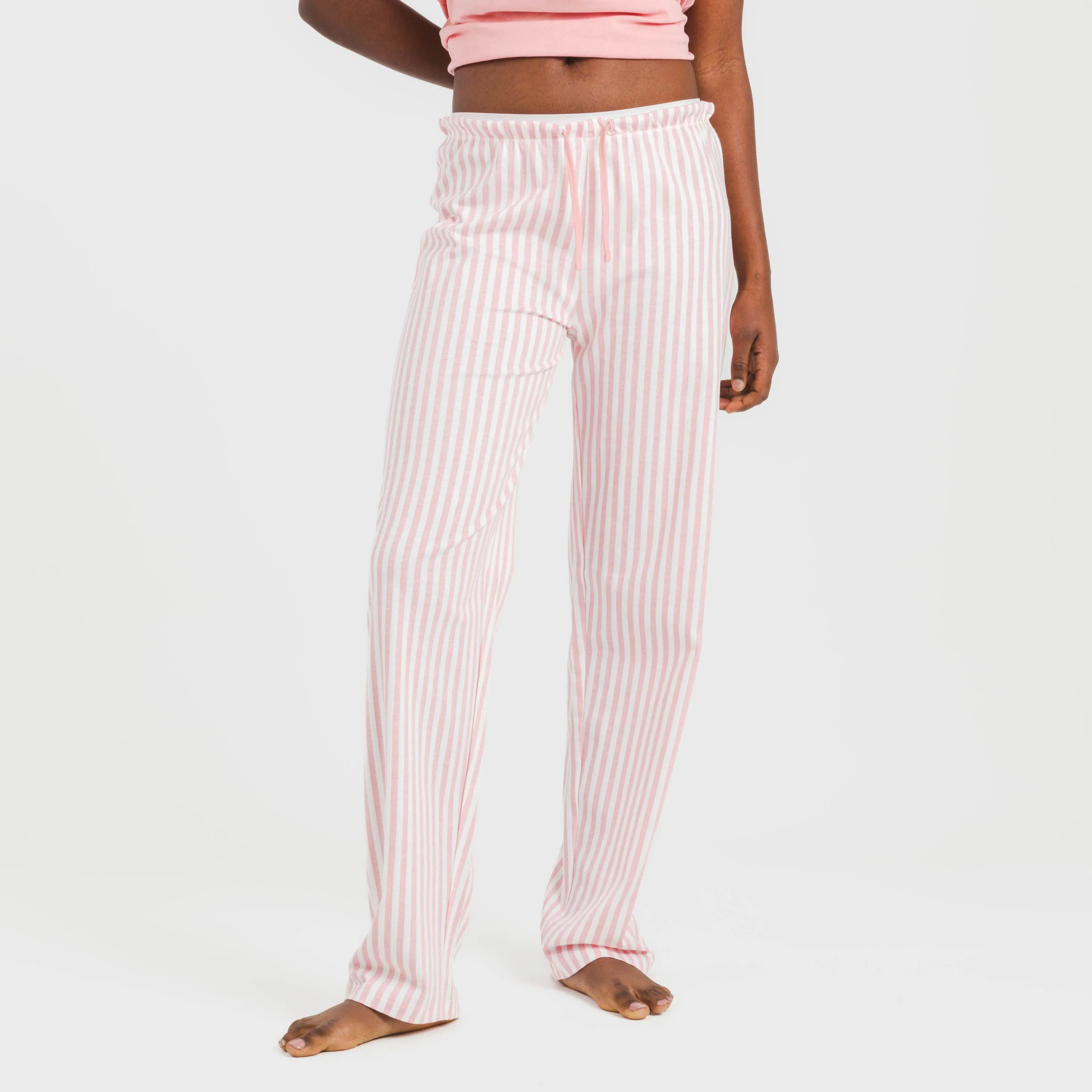 Pigiama lungo da donna M/Fluid Kodac Stripe