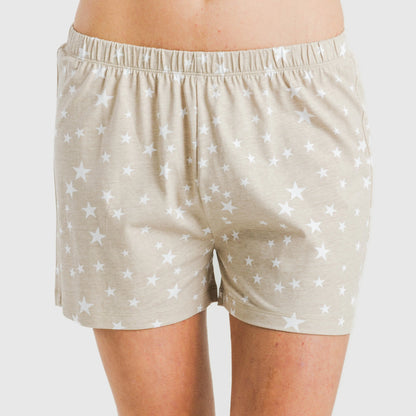 PIGIAMA CRT M/FLUID ALG DA DONNA CON STELLE