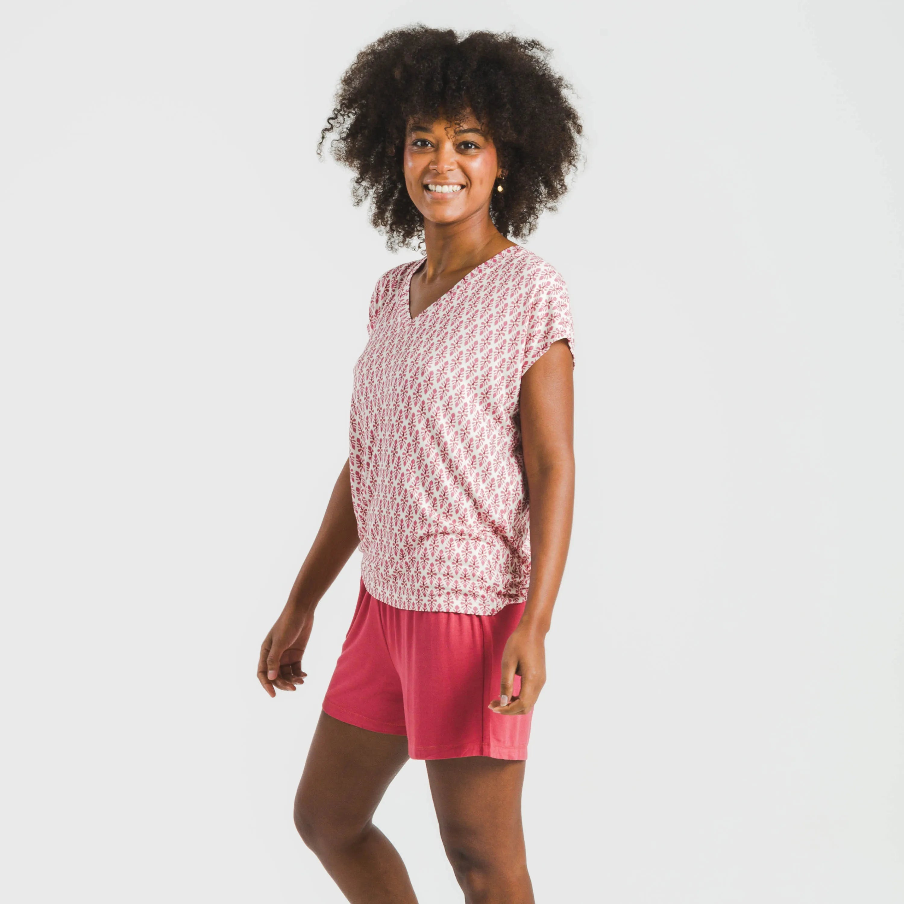 PIGIAMA DONNA IN VISCOSA FLUIDA SERBIA M/