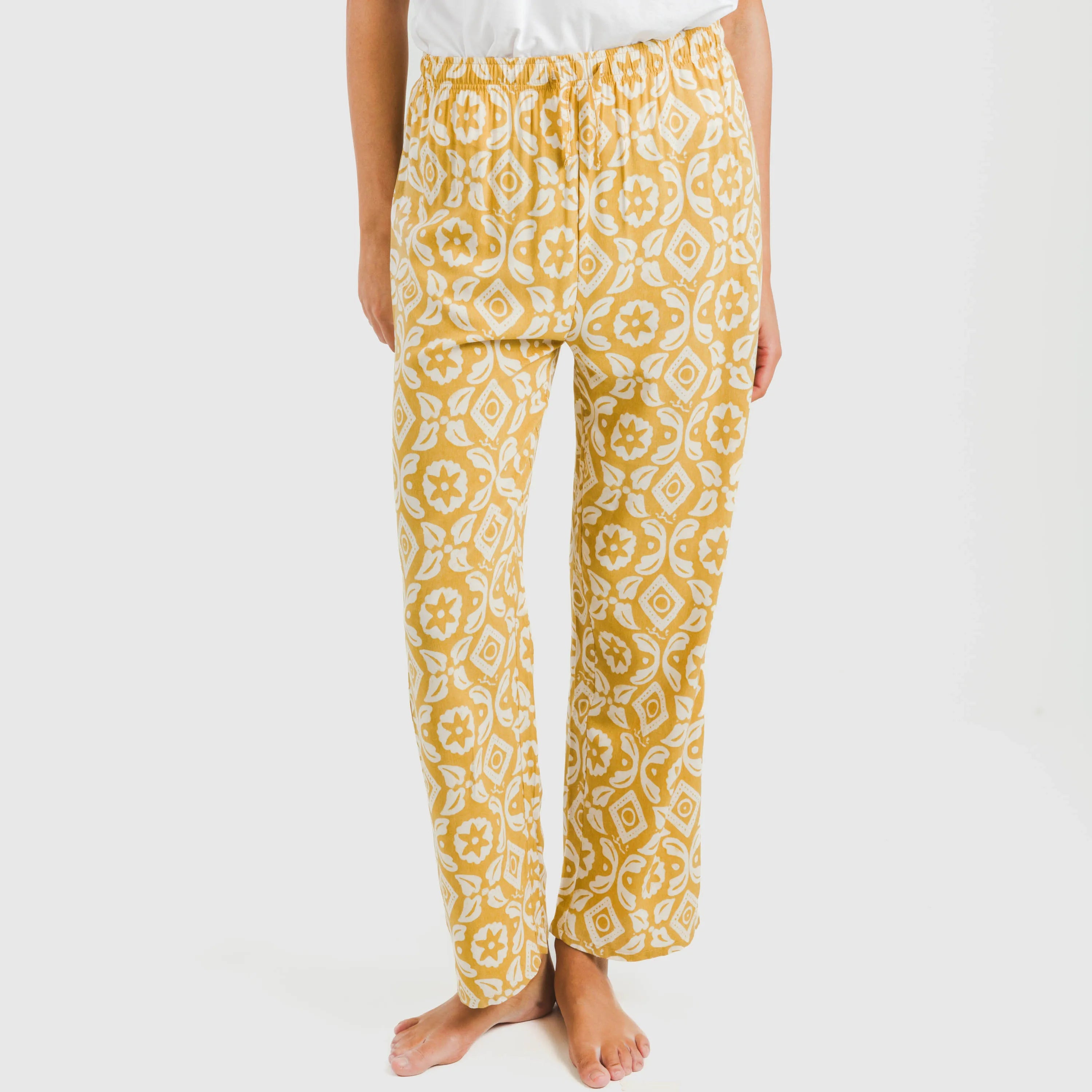 PANTALONI IN VISCOSA CALSITA