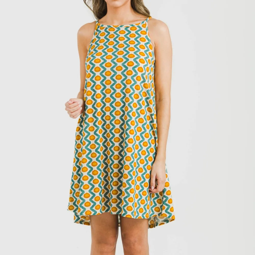 ABITO CORTO IN CREPE NAYA CON CINTURINO