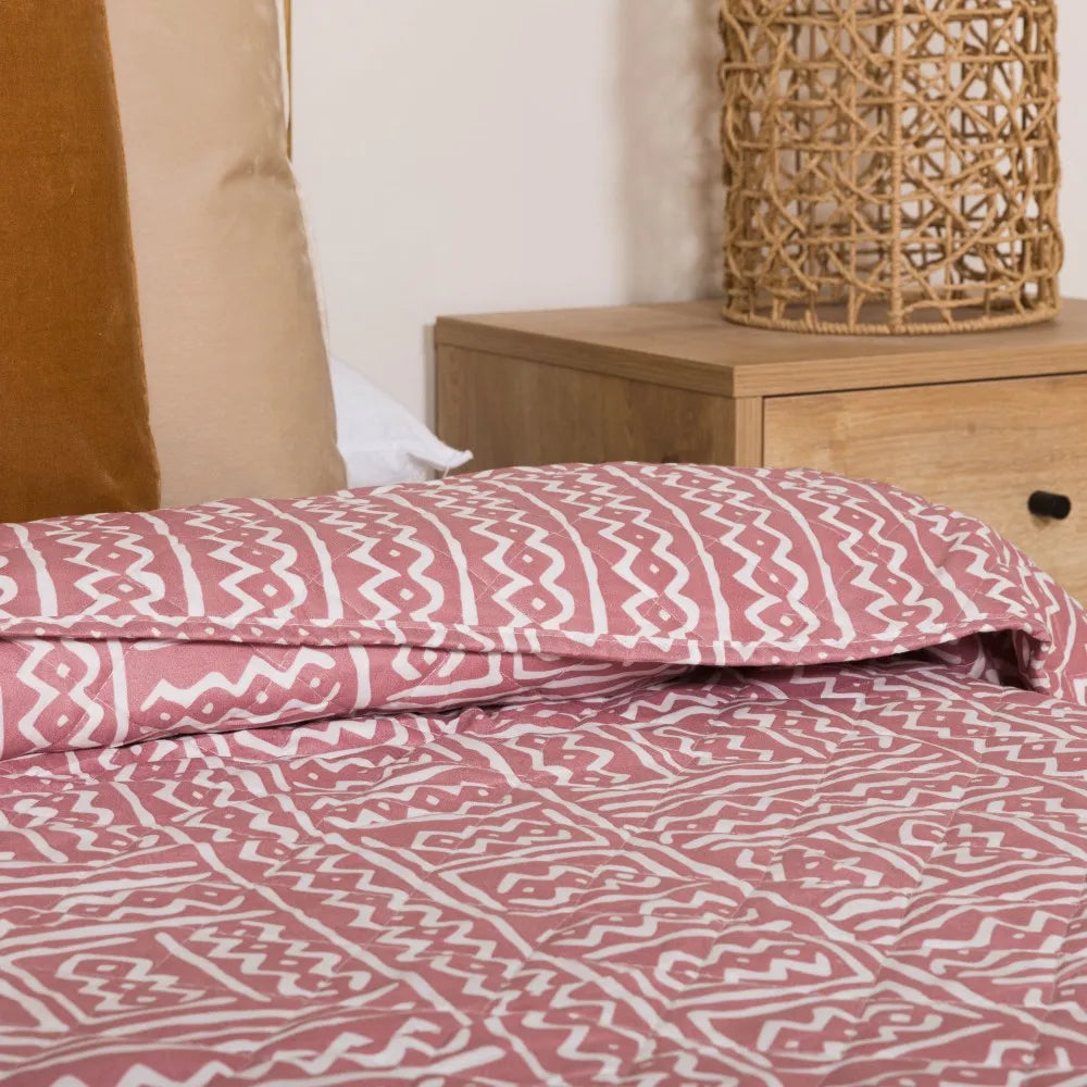 Colcha bouti Vinuesa malva