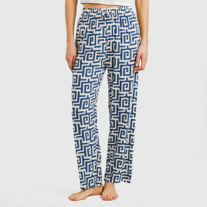 PANTALONI BERICHE IN VISCOSA