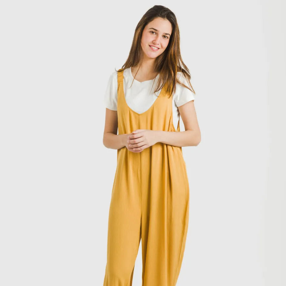 TUTA LUNGA DONNA VISCOSA BAMBULA TINTA UNITA