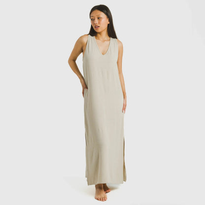 ABITO LUNGO BAMBULA CON SPALLINE