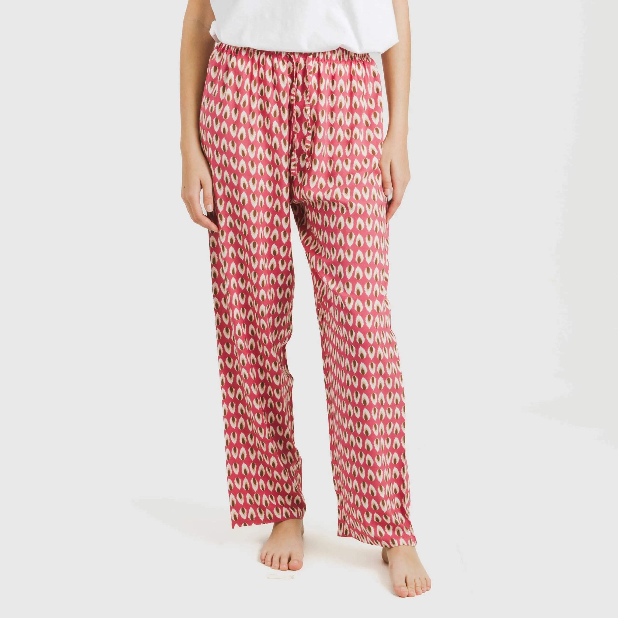 PANTALONI TANA IN VISCOSA