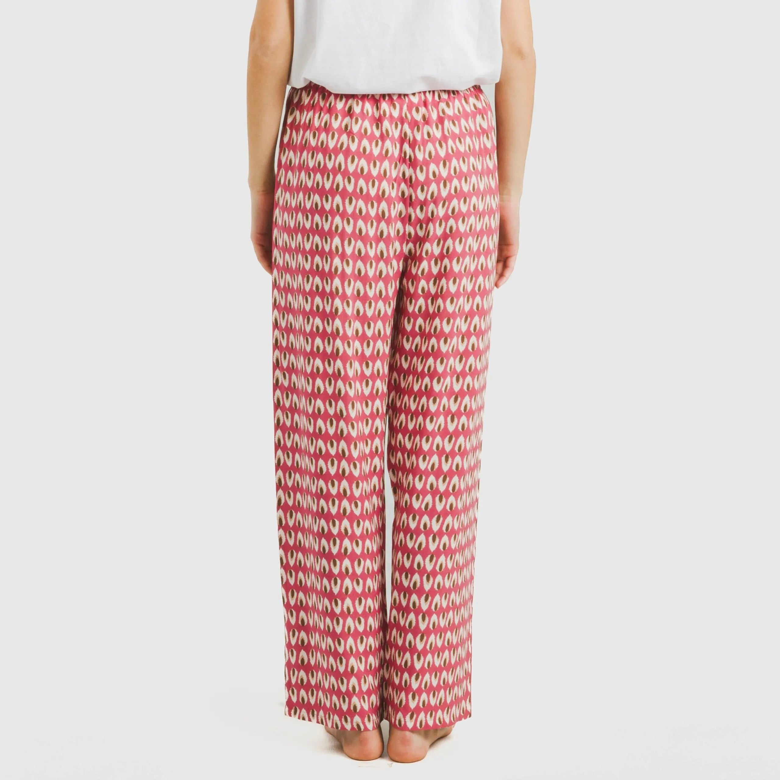 PANTALONI TANA IN VISCOSA