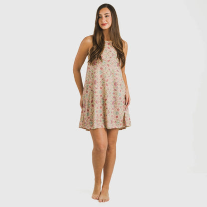 Abito corto in crêpe con spalline Jessica