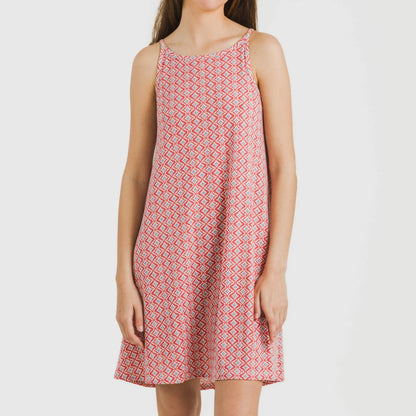 ABITO CORTO IN CREPE DULCINEA CON SPALLINE