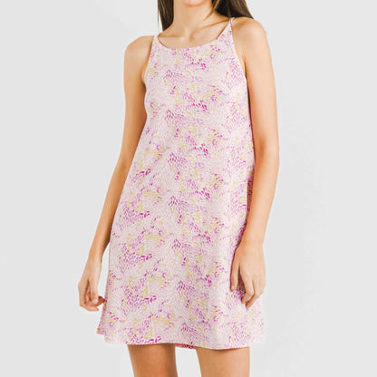 ABITO CORTO IN CREPE ARUNA CON CINTURINO