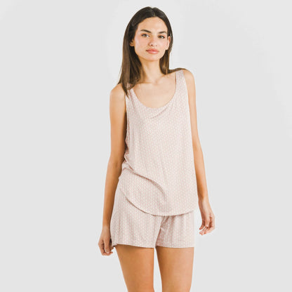 PIGIAMA DA DONNA CON SPALLINE IN VISCOSA SASSY