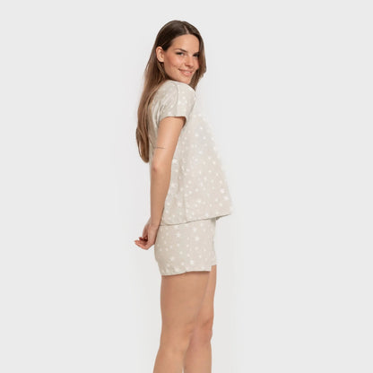 PIGIAMA CRT M/FLUID ALG DA DONNA CON STELLE