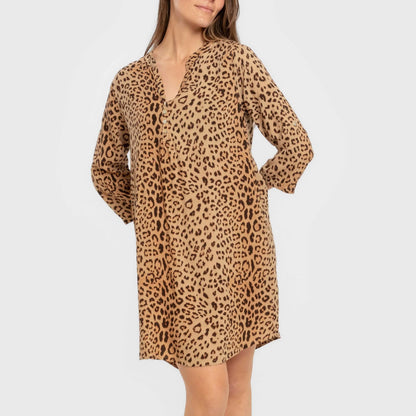 CAMICIA IN VISCOSA LEO