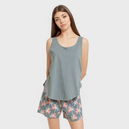 Pigiama con bretelle da donna cretesi