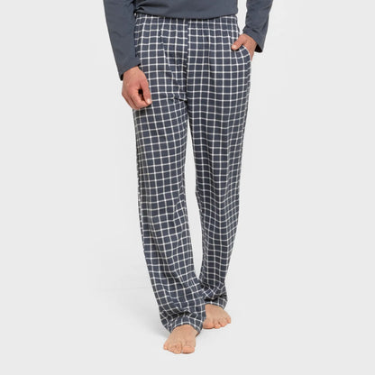 PIGIAMA LUNGO DA UOMO A QUADRI ROBERTO