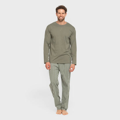 Pigiama lungo da uomo a righe Albert