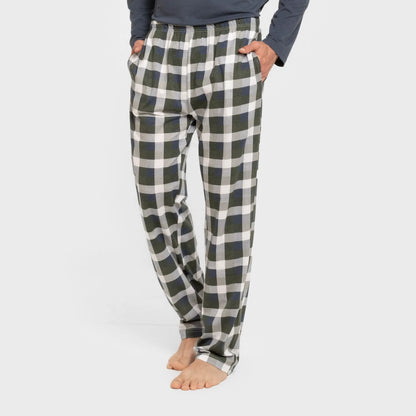 PIGIAMA LUNGO DA UOMO A QUADRI FERNI