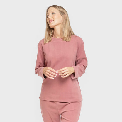 PIGIAMA CANALE A RIGHE LARGHE DA DONNA