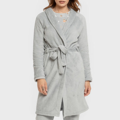 VESTAGLIA CORALLO DA DONNA IN TESSUTO SOLIDO