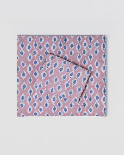 Juego de sábanas algodón Concha malva - PR