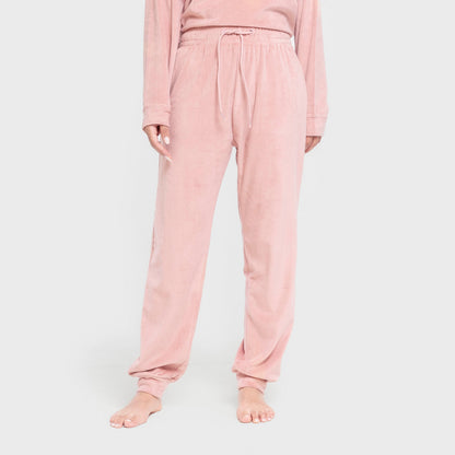 Pijama terciopelo super soft liso Rosette