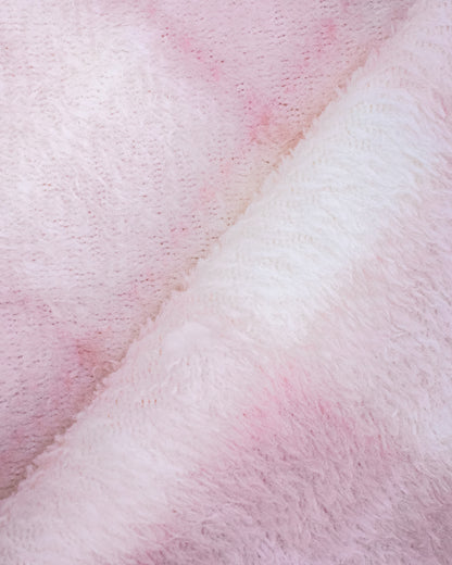 Manta coral Cuadro Guima rosa