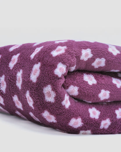 Manta coral Berta berenjena