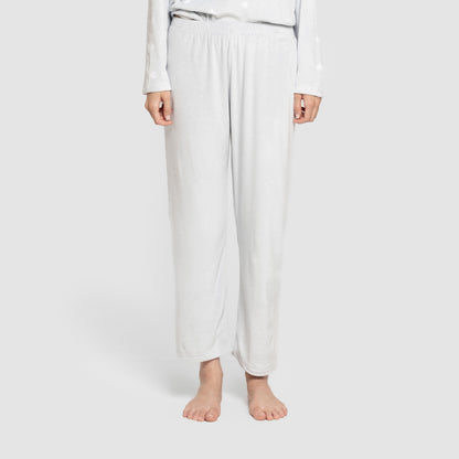 Pijama terciopelo super soft mujer Praga celeste